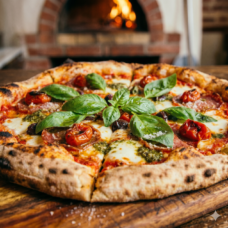 Wood-Fired Artisan Pizza